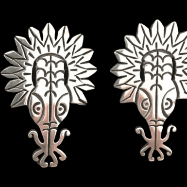 Handmade Quetzalcoatl earrings