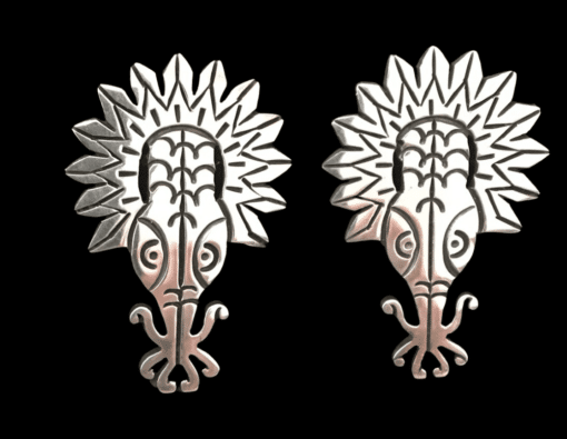 Handmade Quetzalcoatl earrings