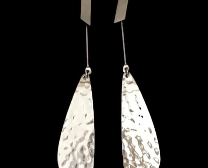Calder Style Long Drop Earrings