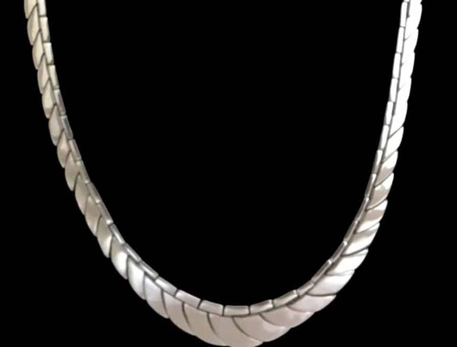 Riveted Teeth Necklace