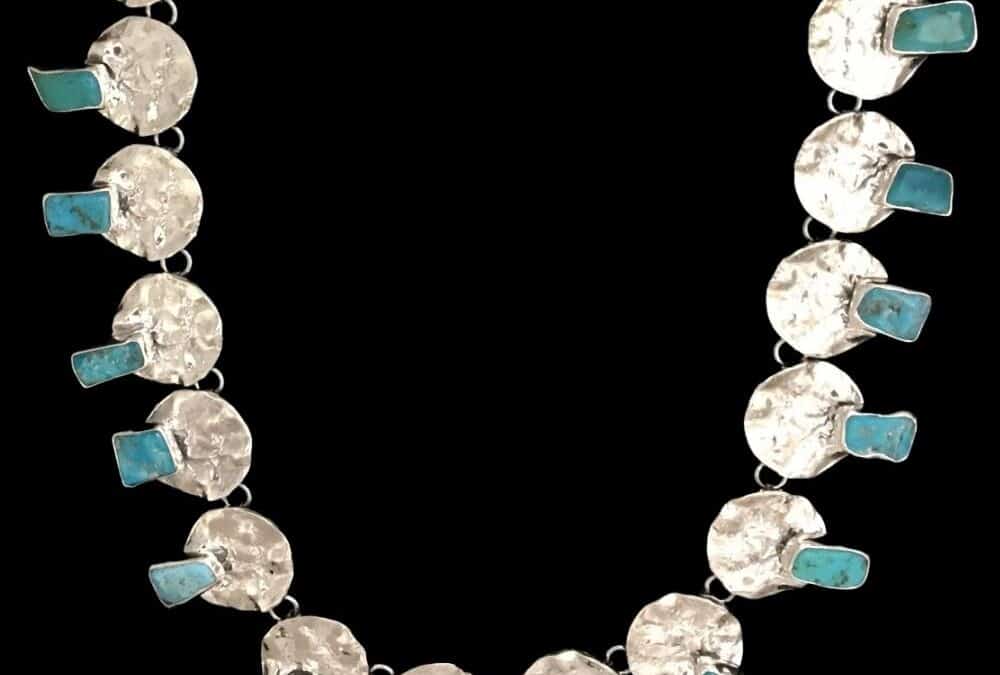 Arizona Turquoise Tostada Necklace
