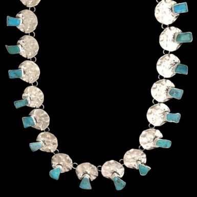 Arizona Turquoise Tostada Necklace