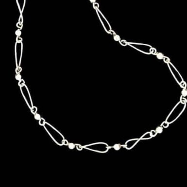 Wholesale sterling silver whimsical chain necklace