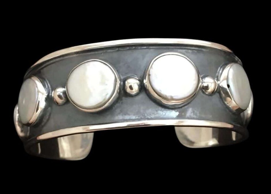 Coin Pearl Cuff