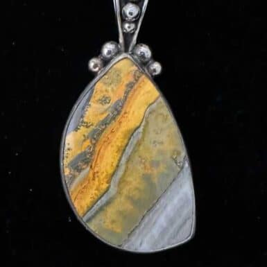 Asymmetrical Bumblebee Pendant