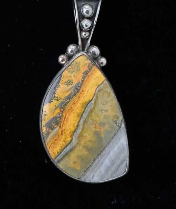 Asymmetrical Bumblebee Pendant