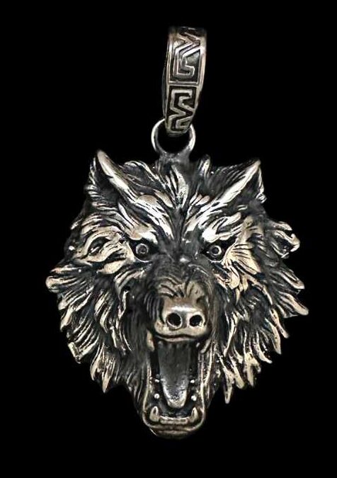 Business Wolf Pendant