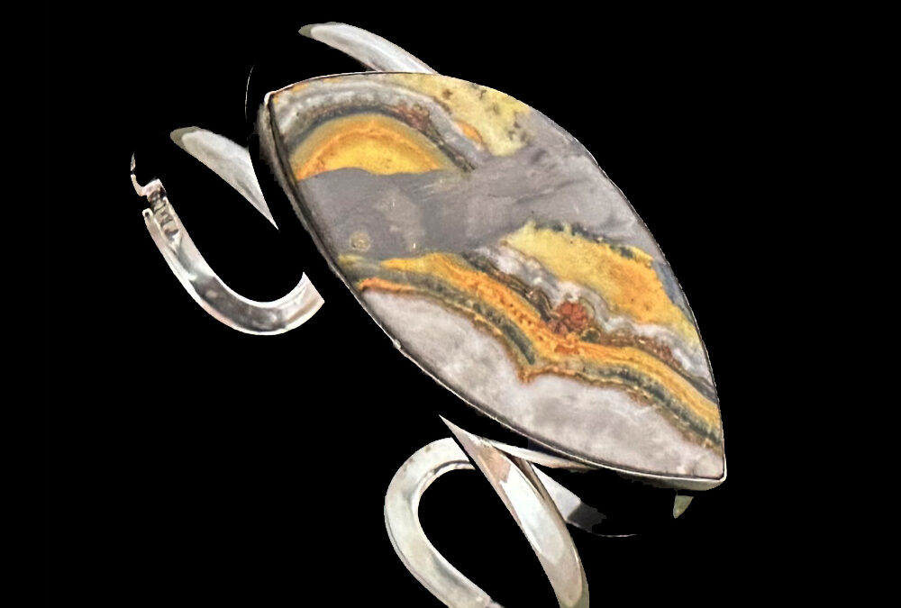 Bumblebee Jasper Cuff
