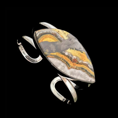 Bumblebee Jasper Cuff